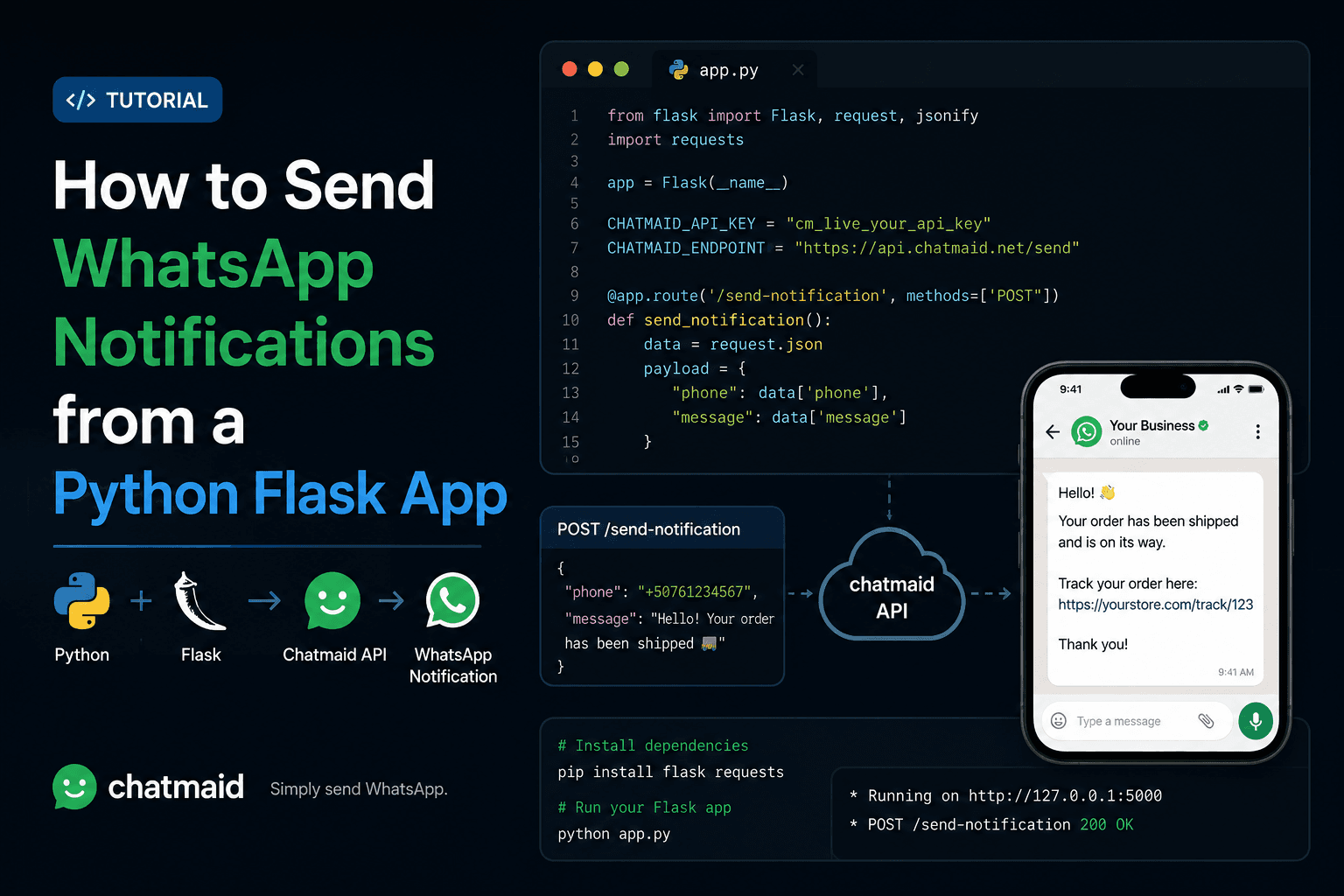 How to Send WhatsApp Notifications from a Python Flask App